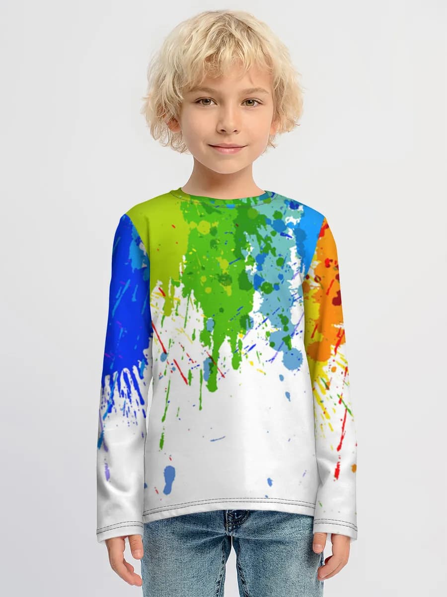 T-shirt manches longues coton garçon