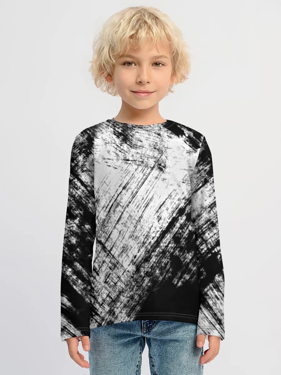 Camiseta Manga Larga de Algodón Niño