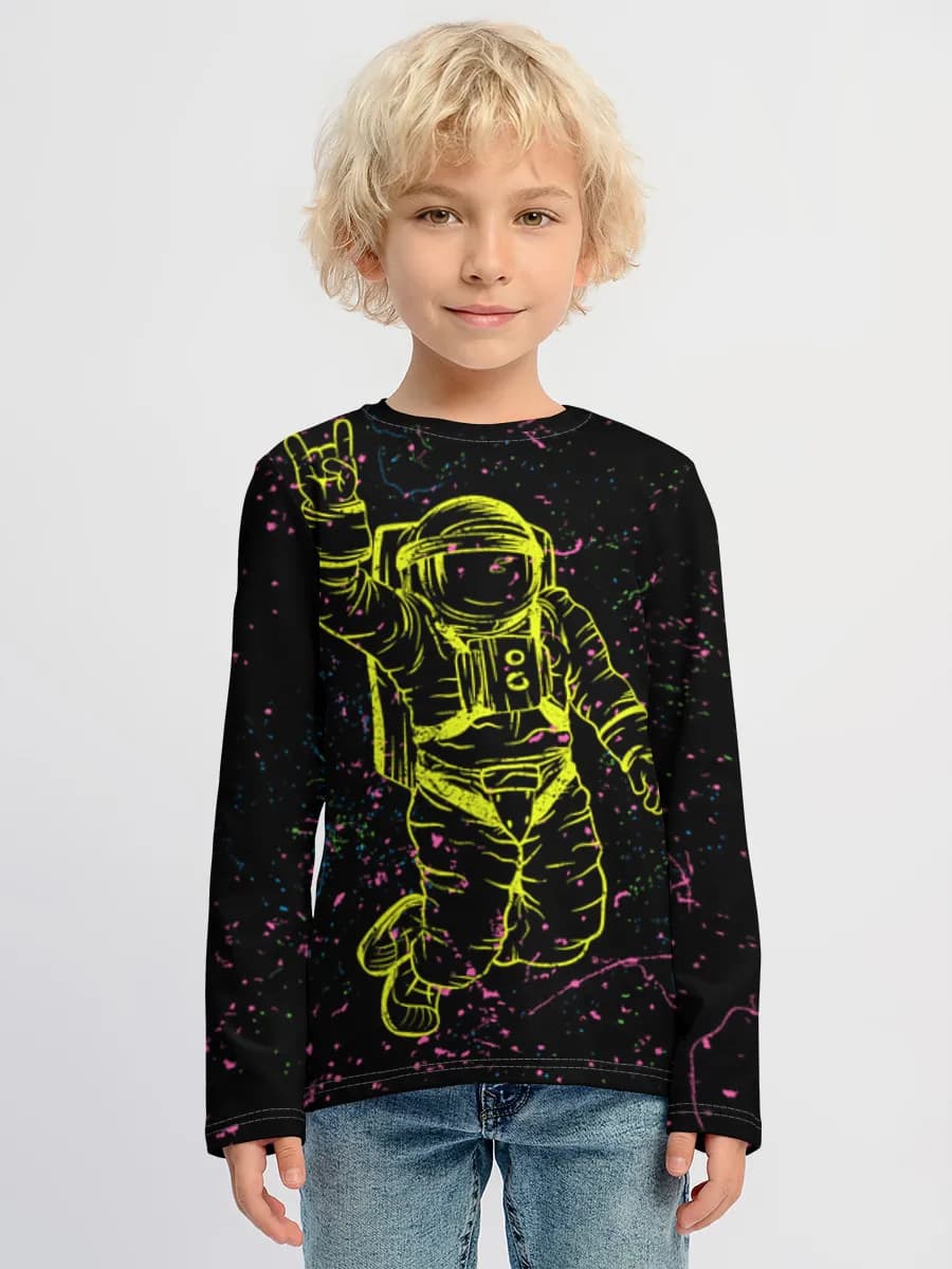 Boys' cotton long sleeve shirt