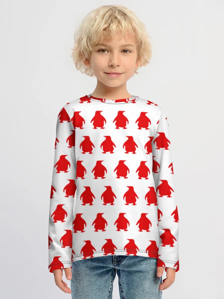 Boys' cotton long sleeve shirt