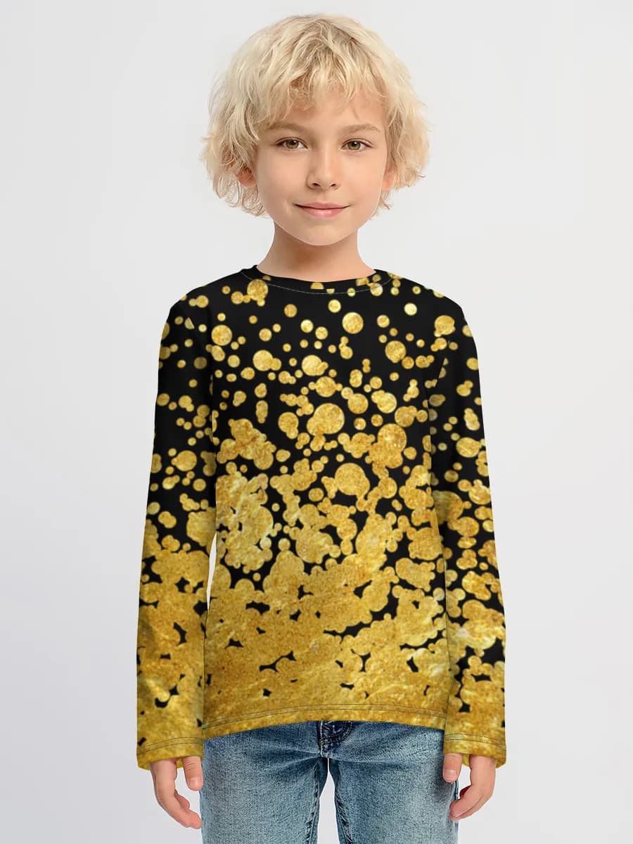 Baumwoll-Langarmshirt Jungen