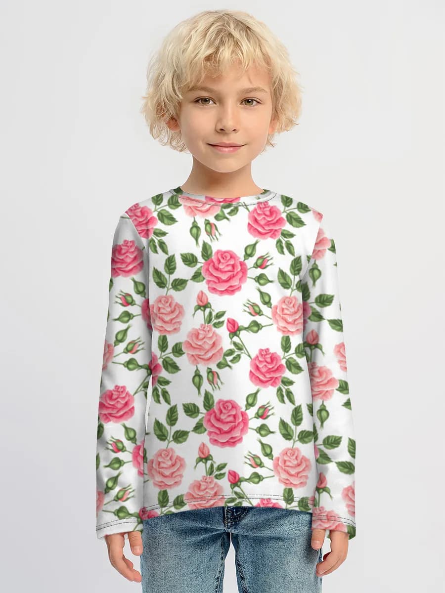 T-shirt manches longues coton garçon