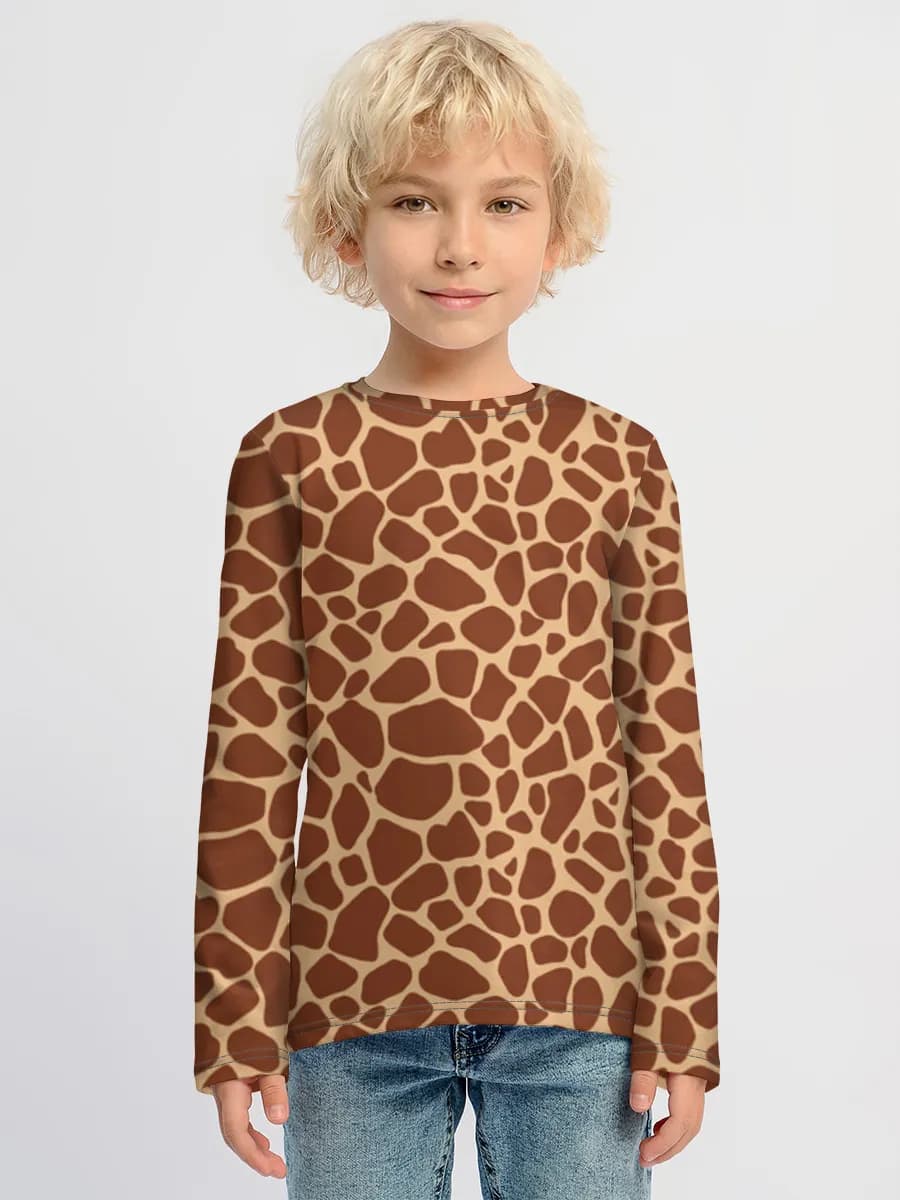 Boys' cotton long sleeve shirt