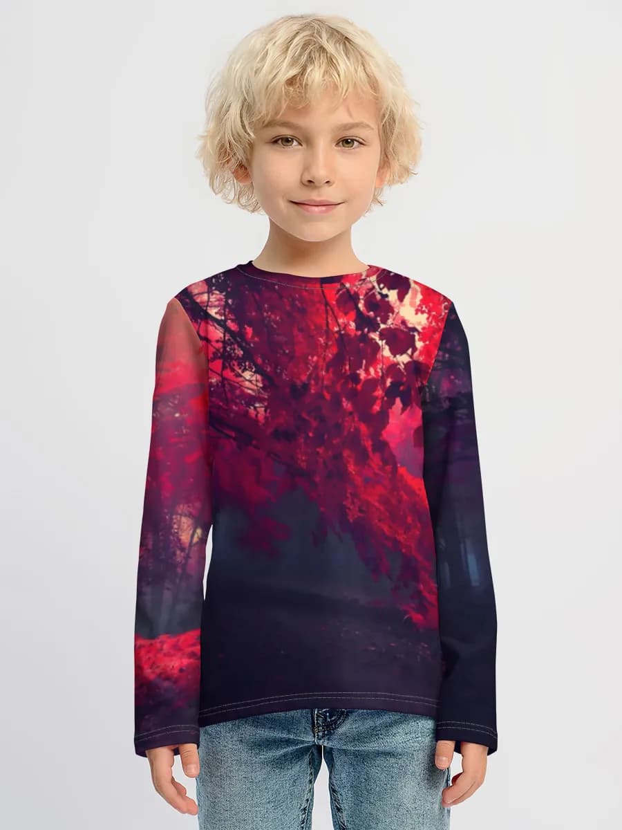 T-shirt manches longues coton garçon
