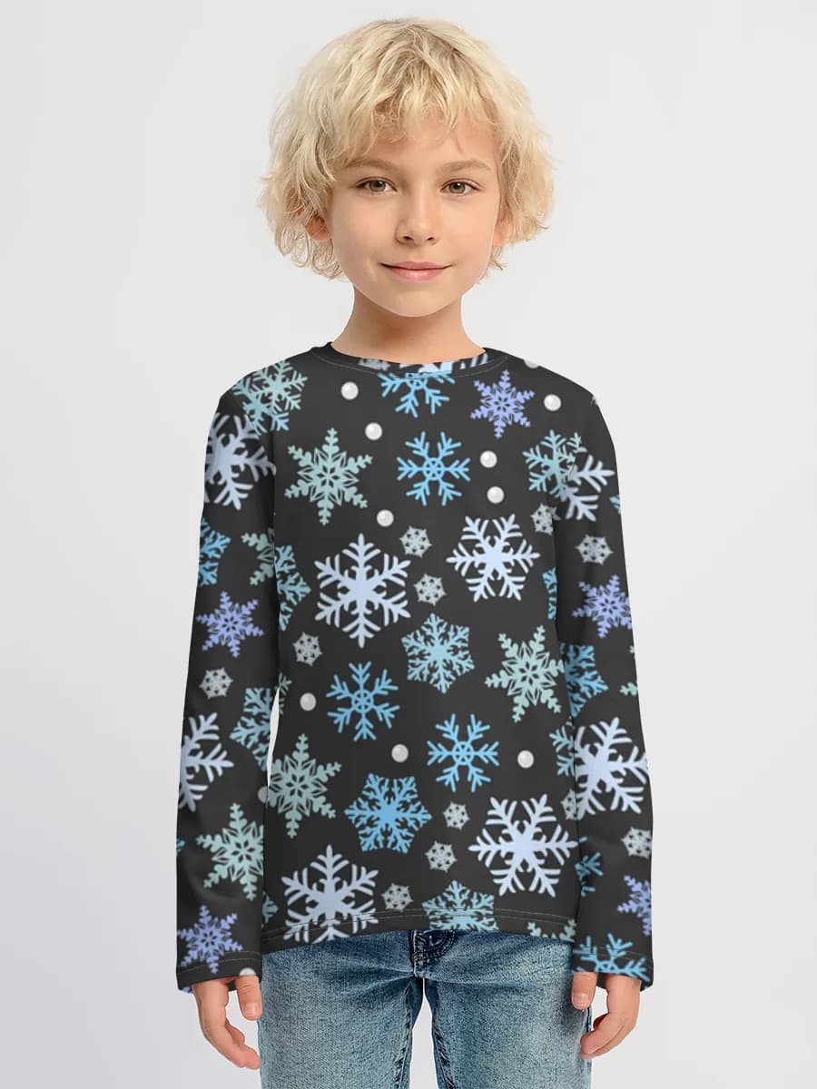 Boys' cotton long sleeve shirt