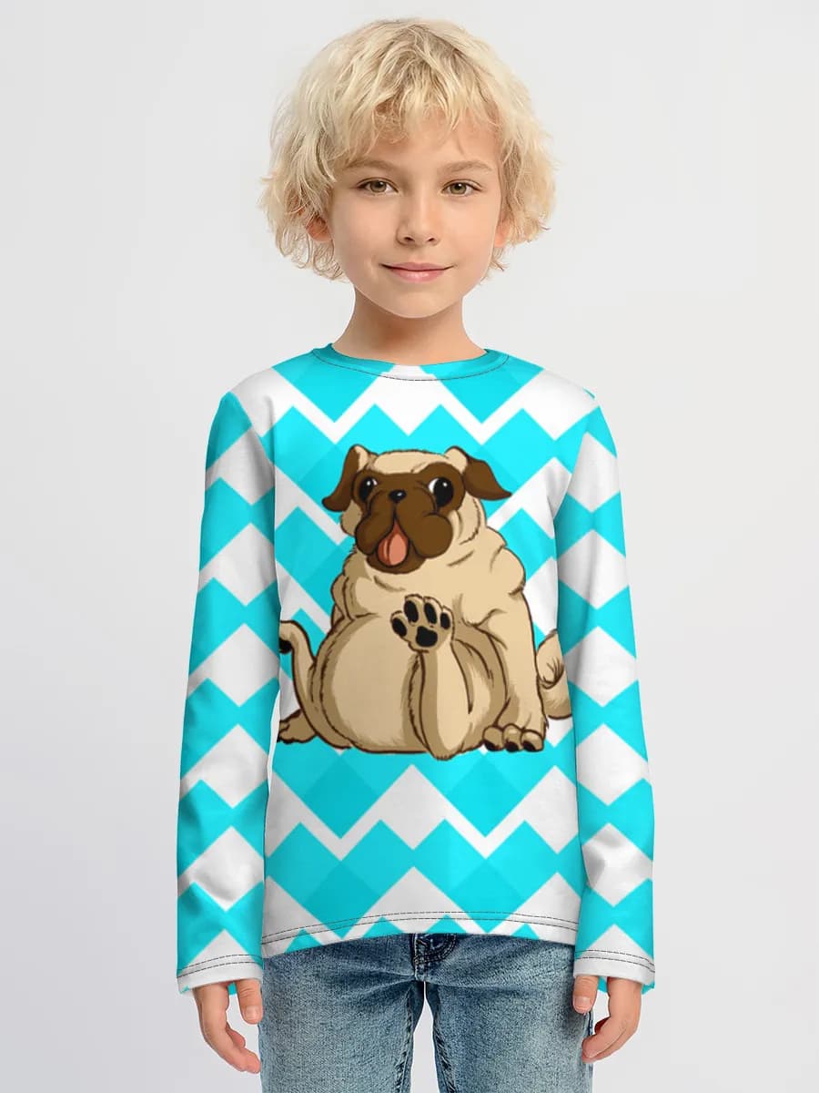 Boys' cotton long sleeve shirt