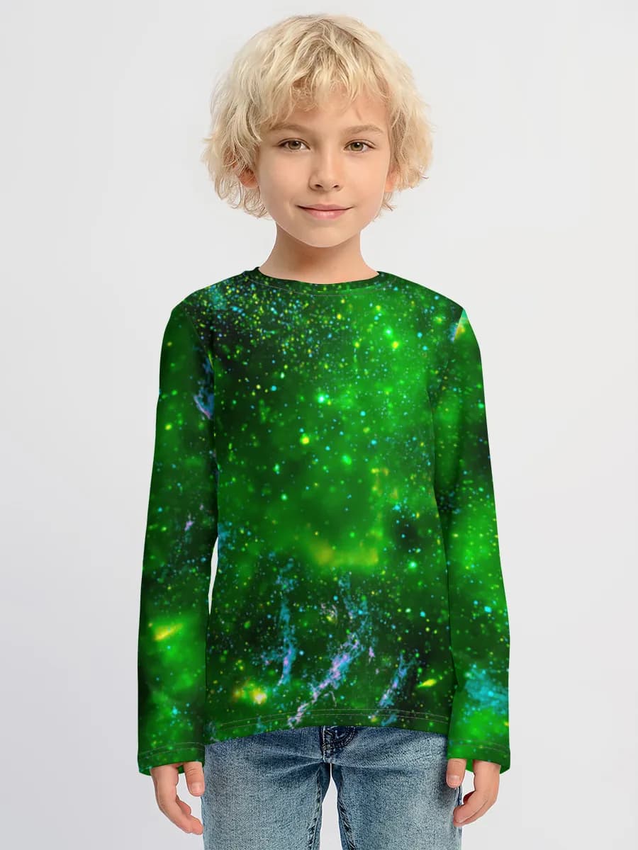 Boys' cotton long sleeve shirt
