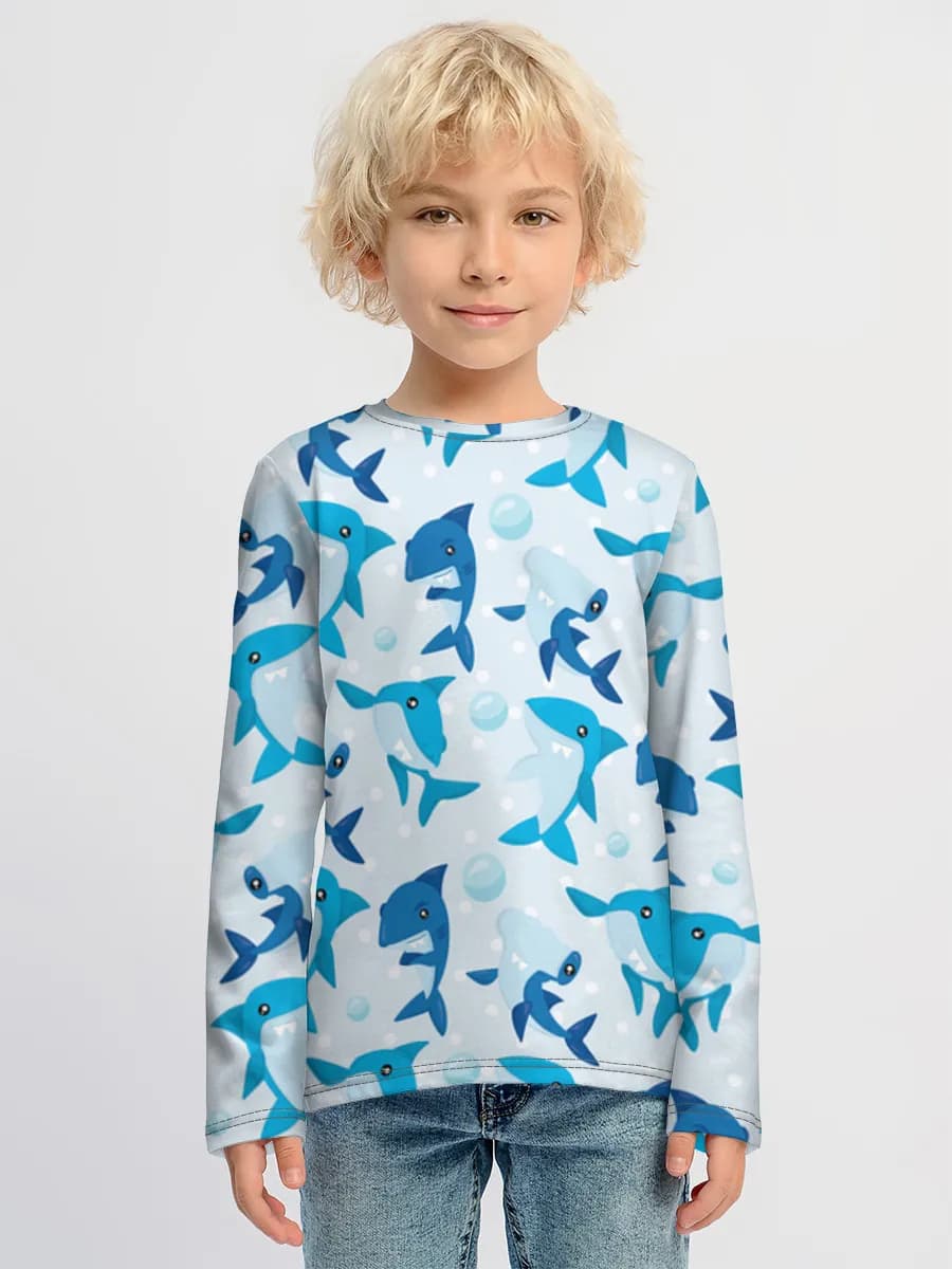 T-shirt manches longues coton garçon