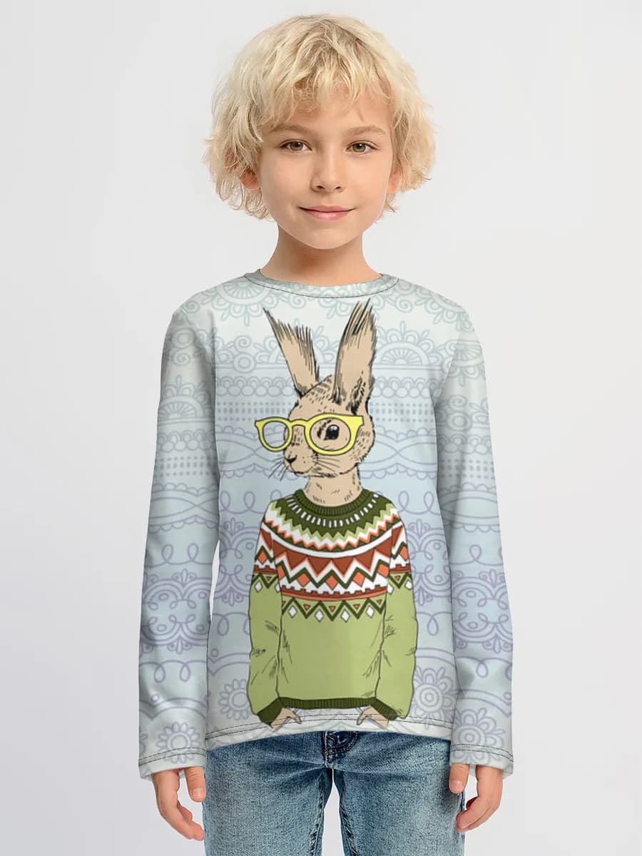 Boys' cotton long sleeve shirt