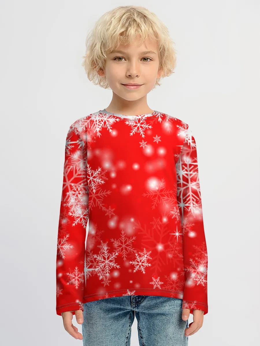 Boys' cotton long sleeve shirt