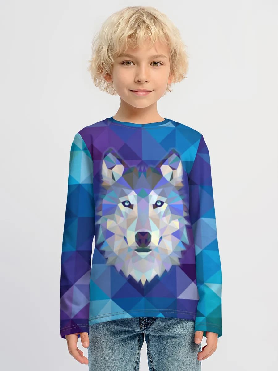 Boys' cotton long sleeve shirt