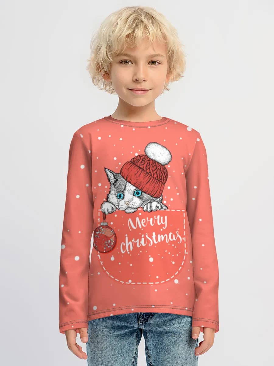 Boys' cotton long sleeve shirt