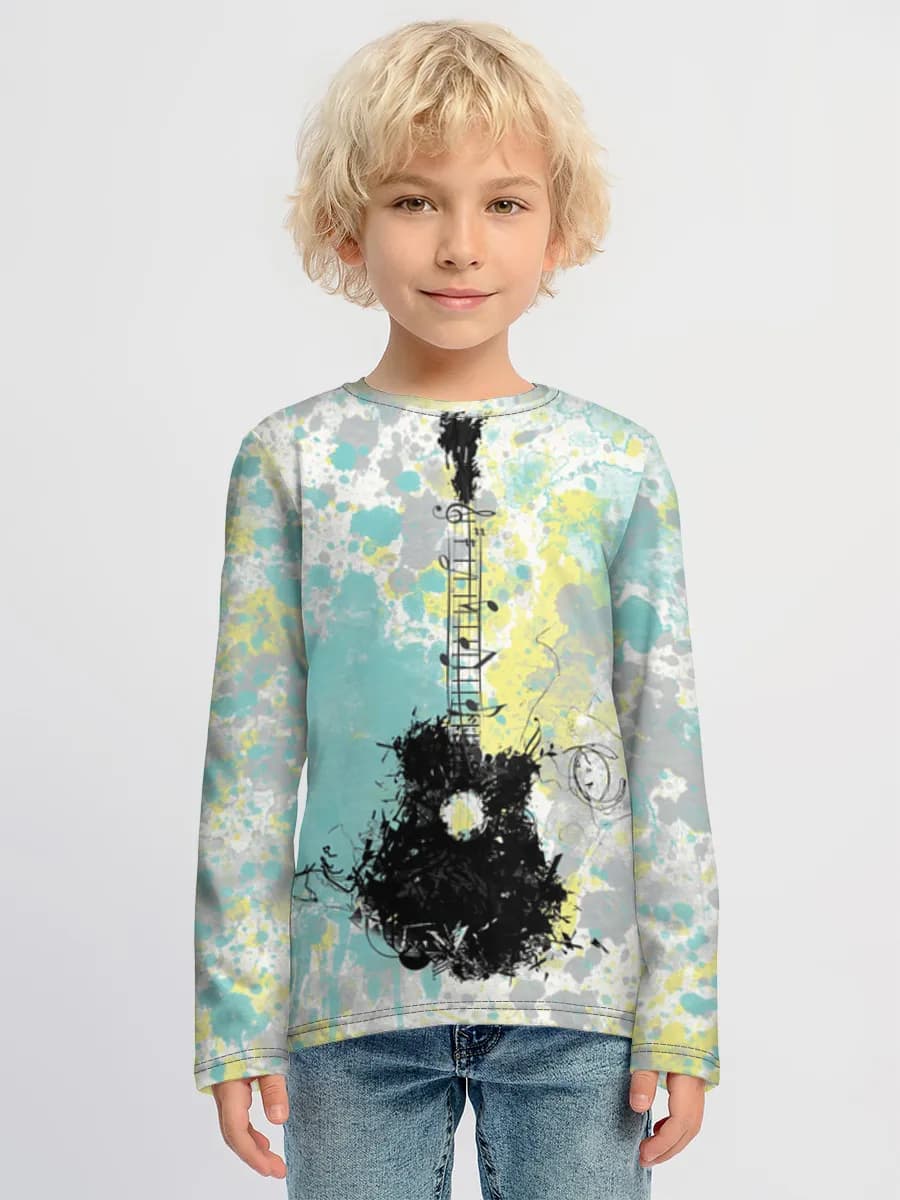 Camiseta Manga Larga de Algodón Niño