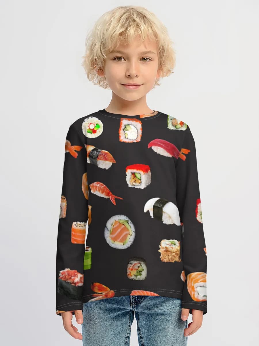 Boys' cotton long sleeve shirt