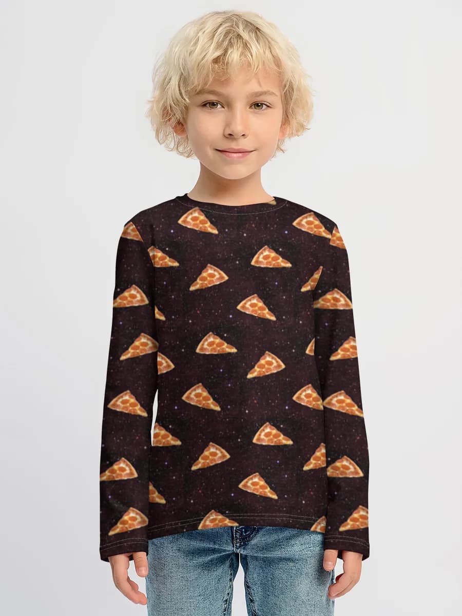 Boys' cotton long sleeve shirt