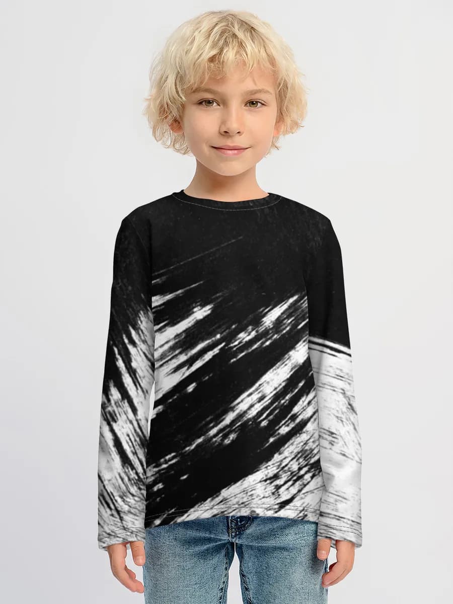 Boys' cotton long sleeve shirt