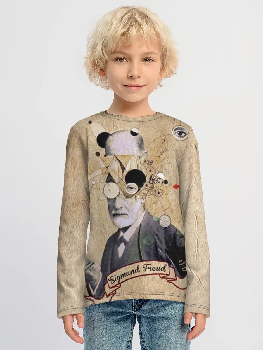 Boys' cotton long sleeve shirt