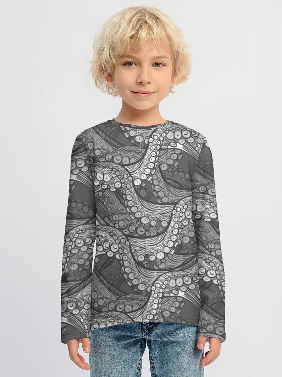 T-shirt manches longues coton garçon