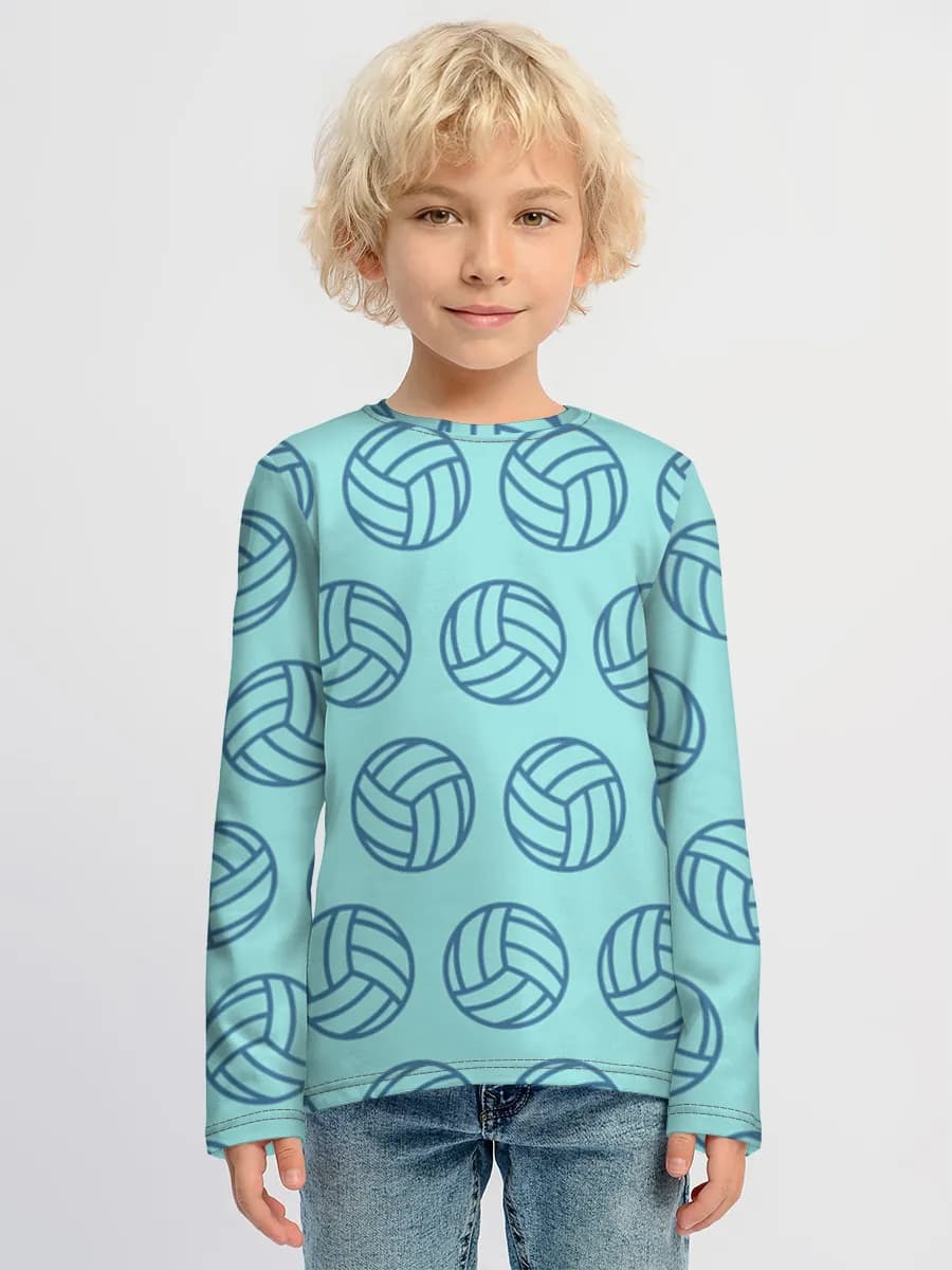 Baumwoll-Langarmshirt Jungen