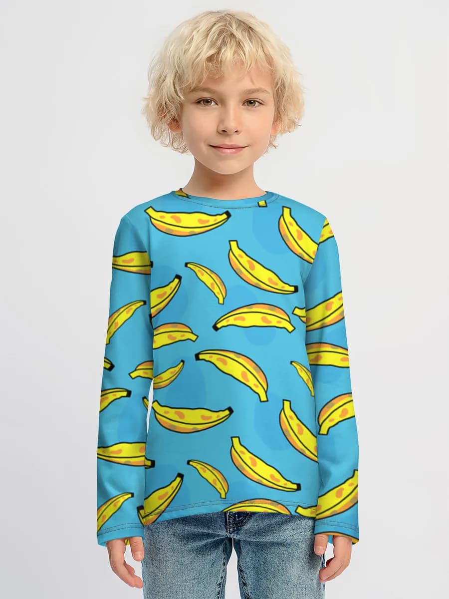 Camiseta Manga Larga de Algodón Niño