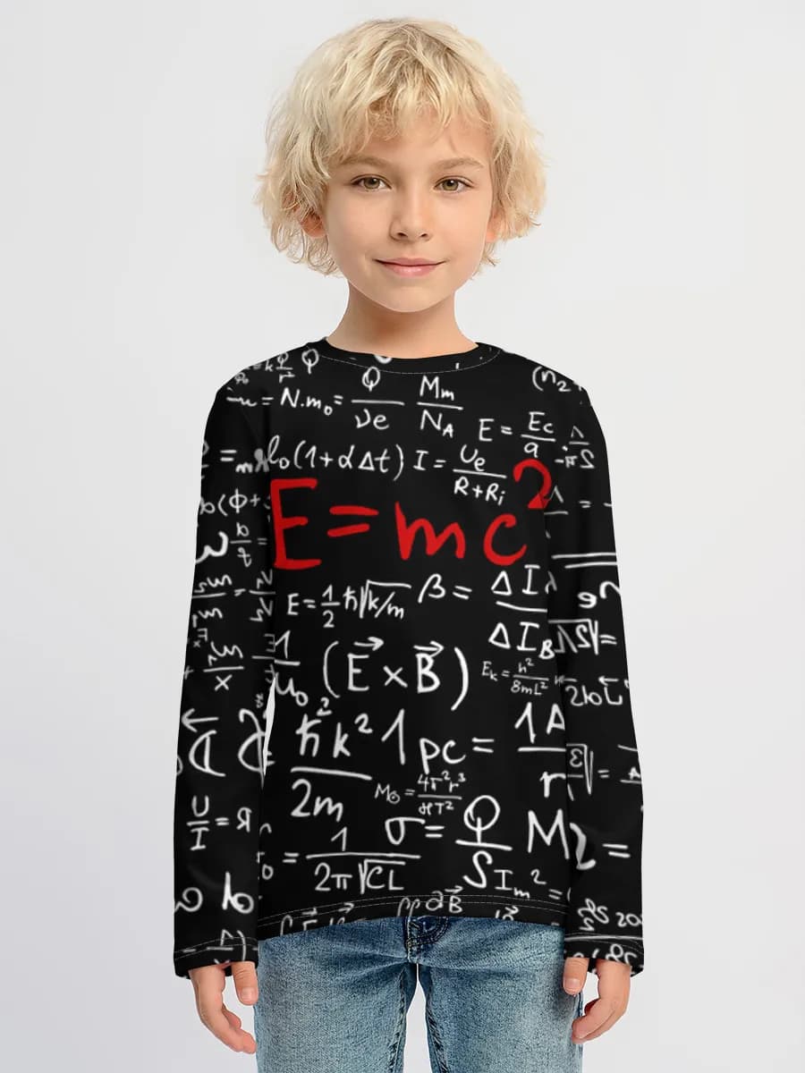 Boys' cotton long sleeve shirt