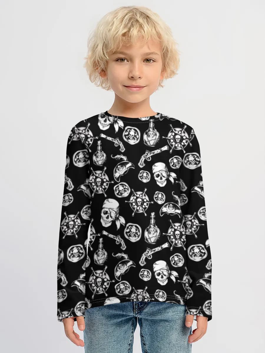 T-shirt manches longues coton garçon