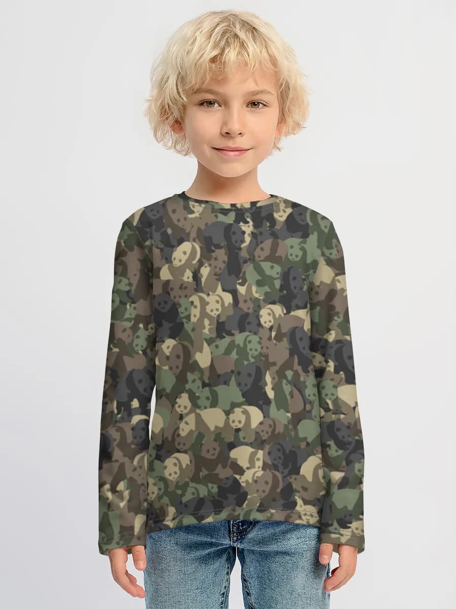Boys' cotton long sleeve shirt