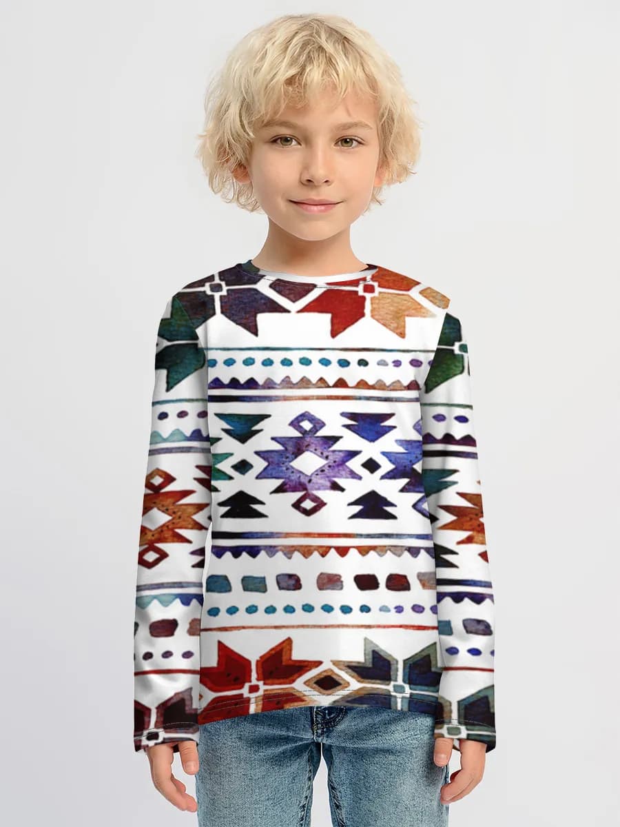 T-shirt manches longues coton garçon