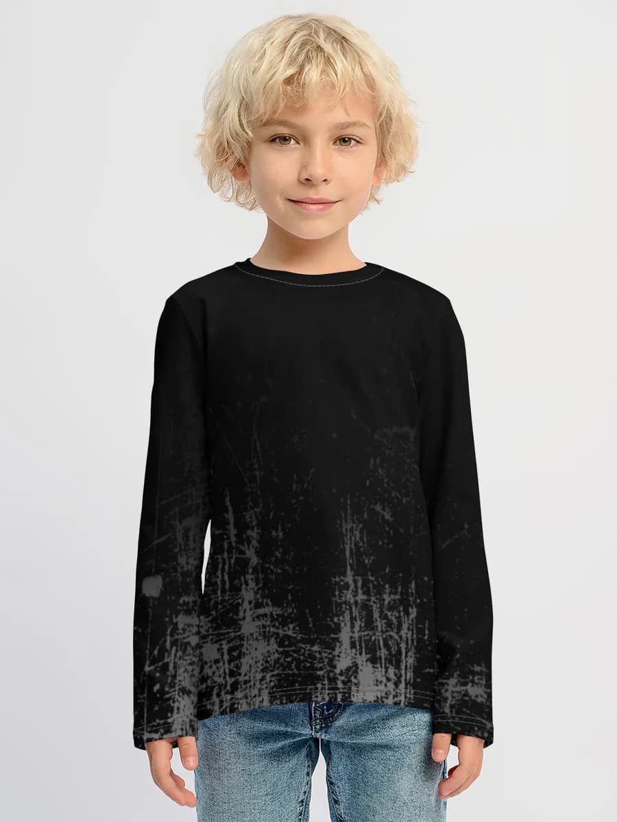 Boys' cotton long sleeve shirt