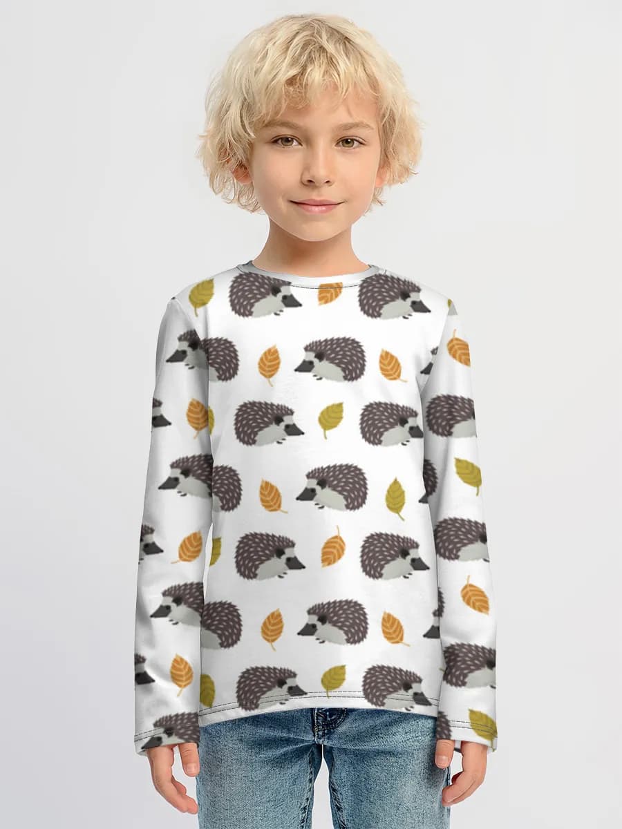 Boys' cotton long sleeve shirt