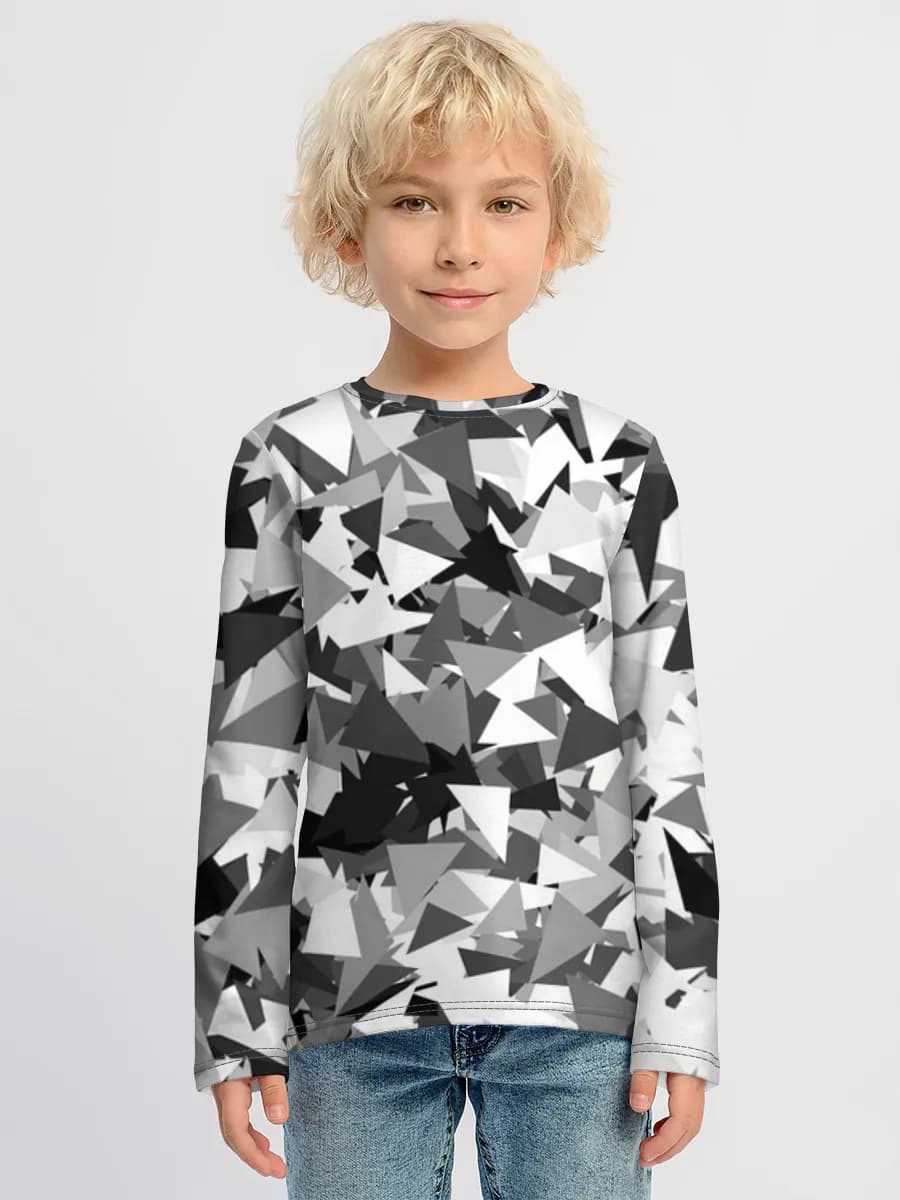 Boys' cotton long sleeve shirt