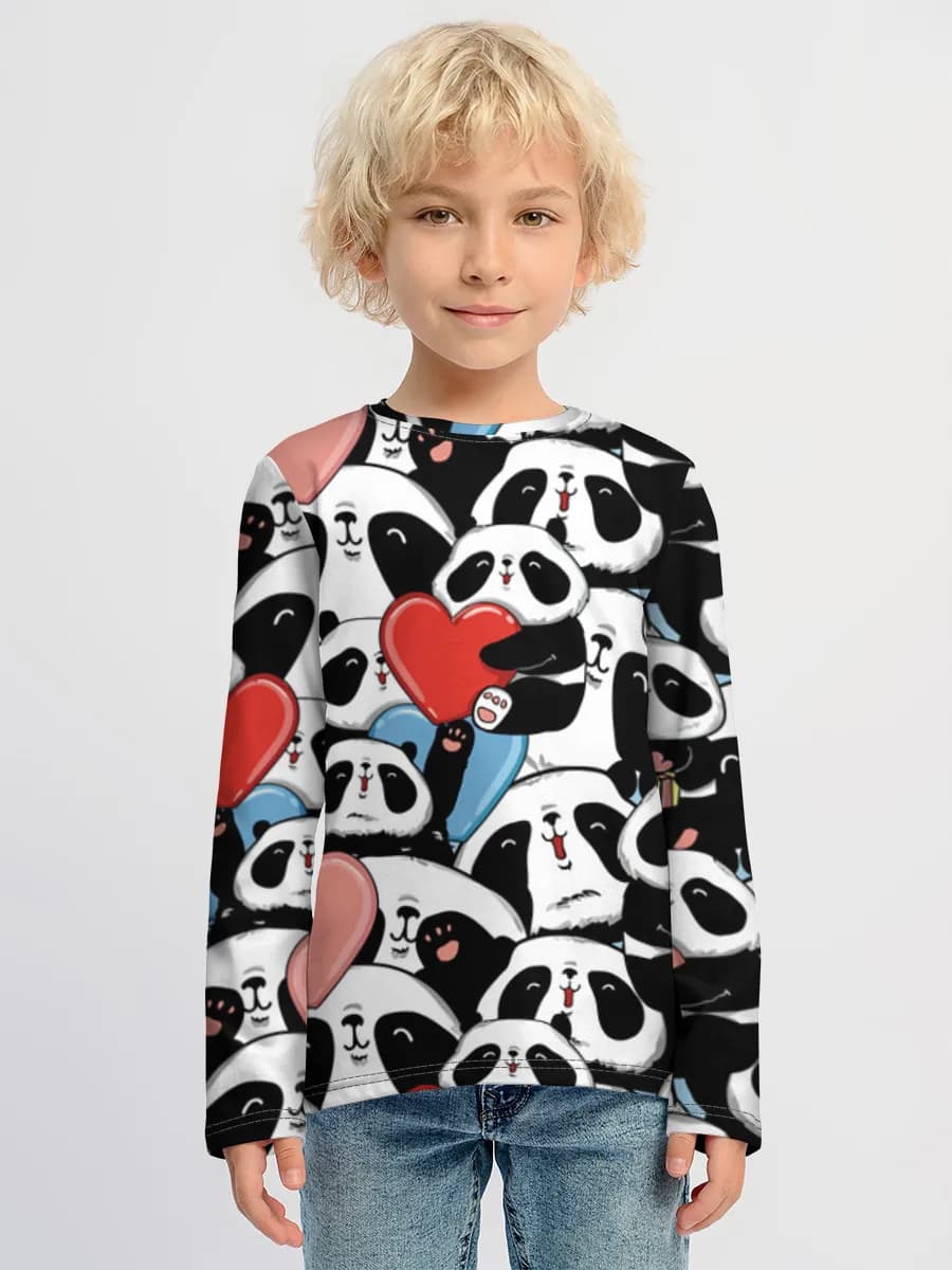 Boys' cotton long sleeve shirt