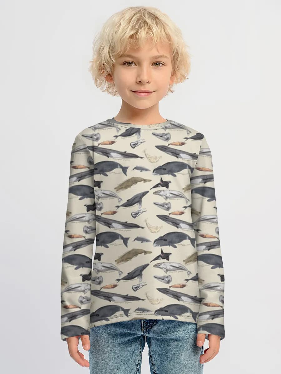 T-shirt manches longues coton garçon