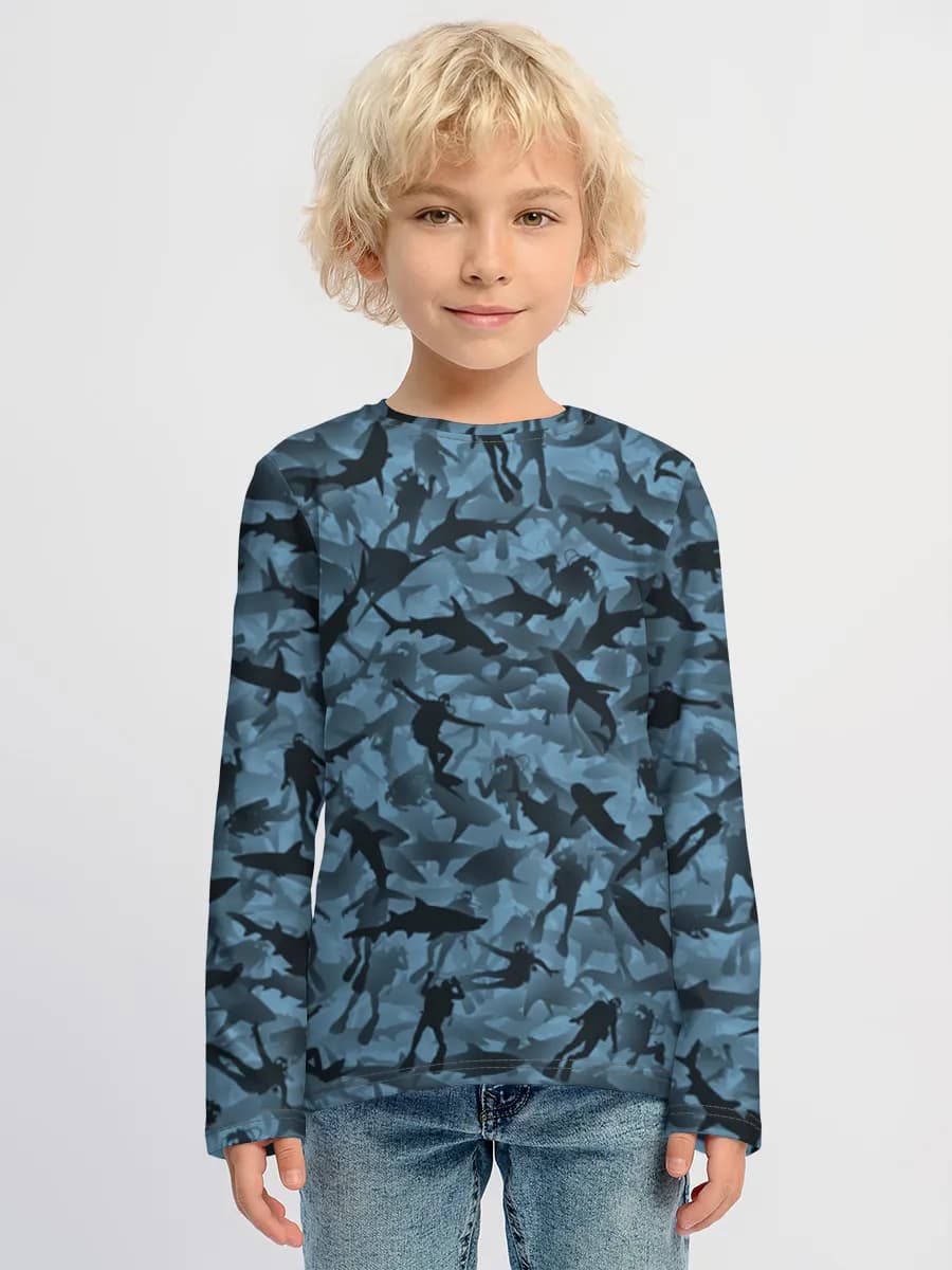 T-shirt manches longues coton garçon