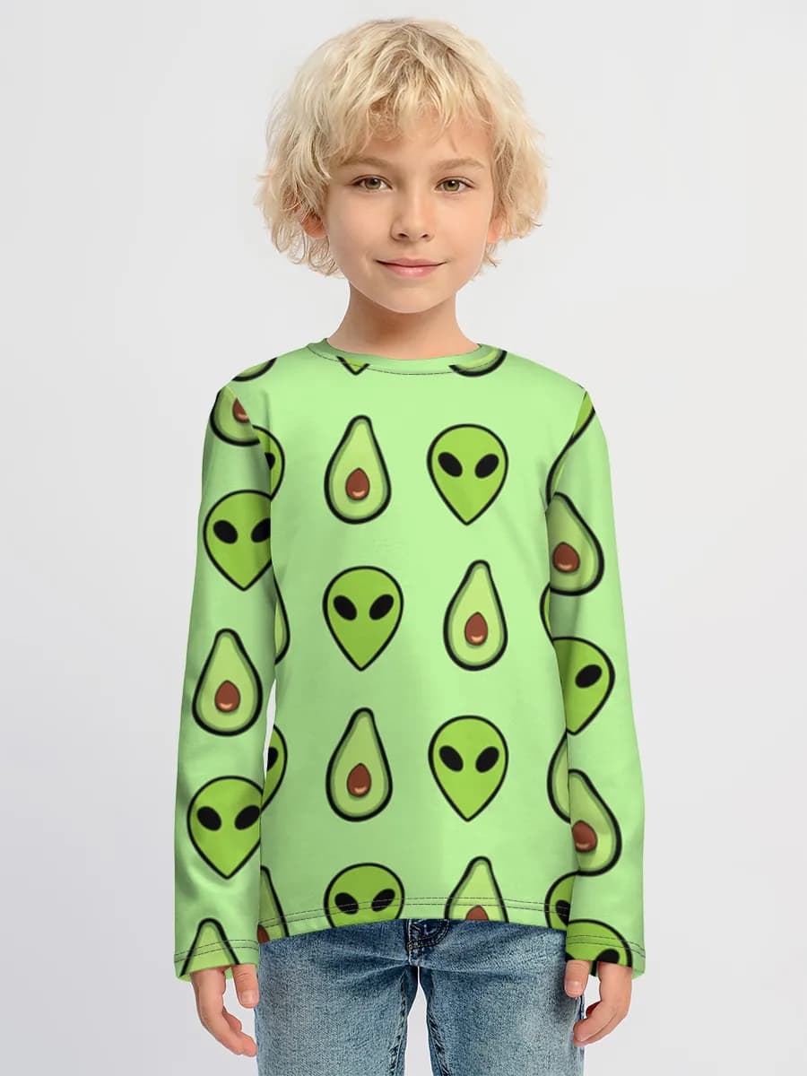 Camiseta Manga Larga de Algodón Niño