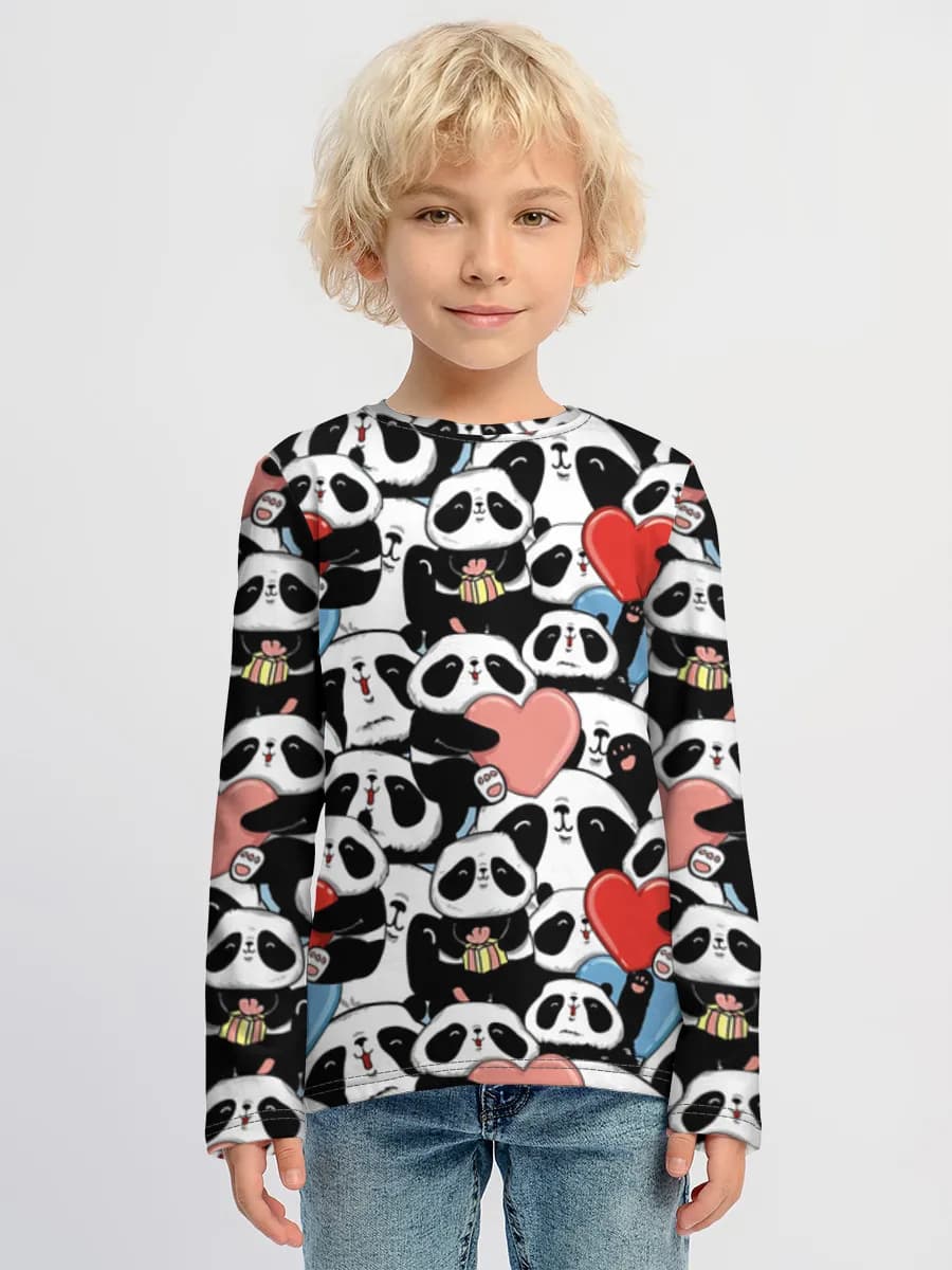 Boys' cotton long sleeve shirt