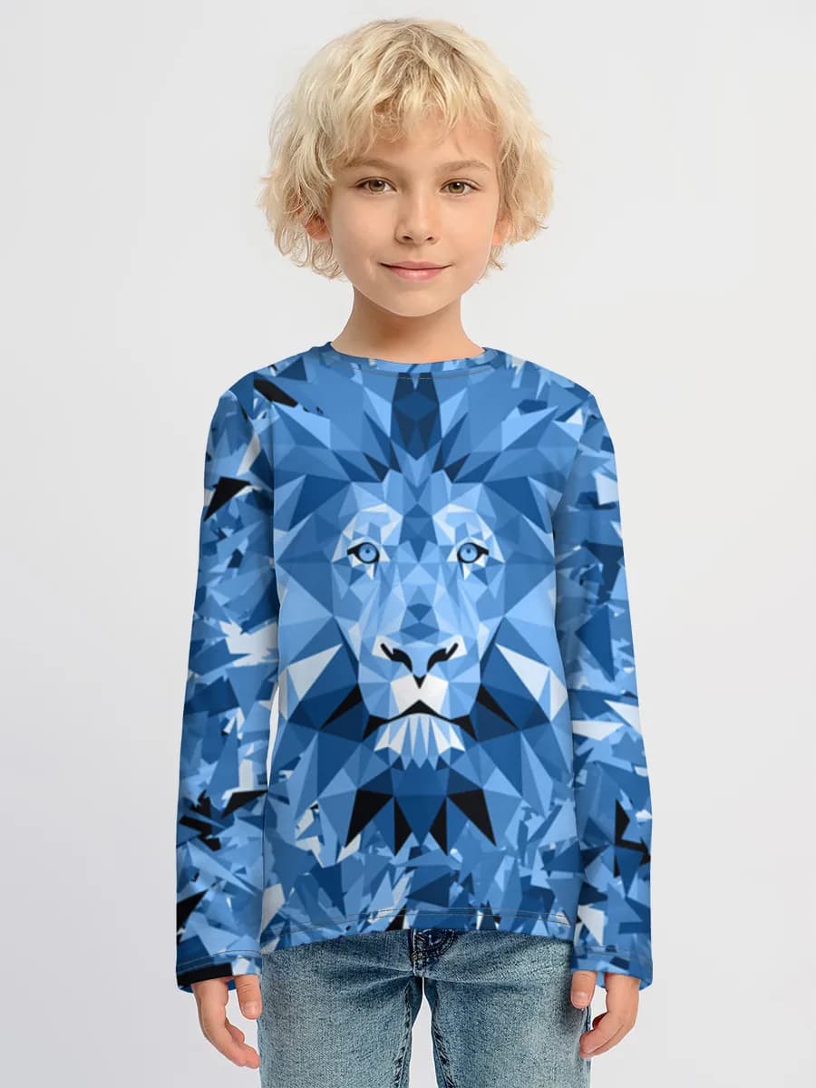 Baumwoll-Langarmshirt Jungen
