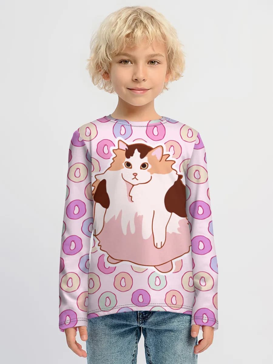 Camiseta Manga Larga de Algodón Niño