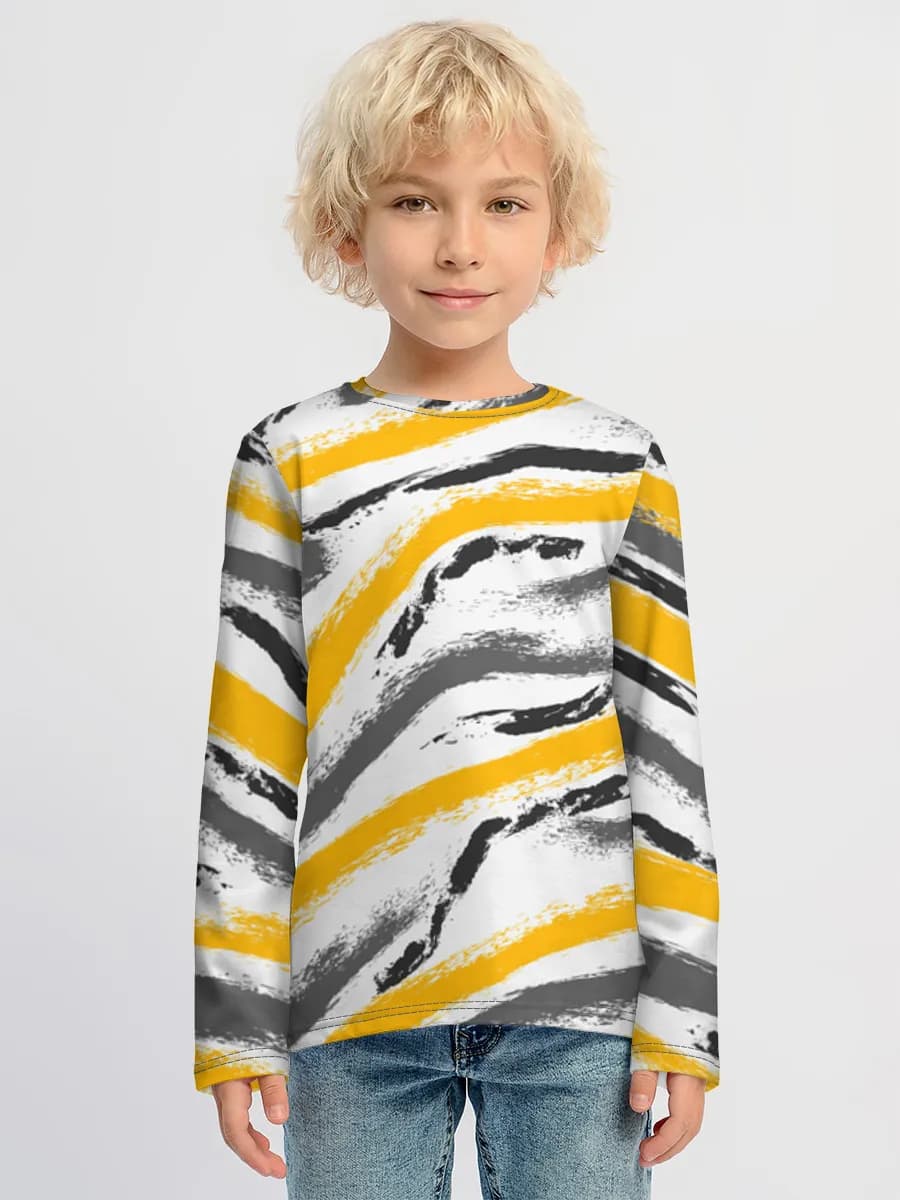 Boys' cotton long sleeve shirt