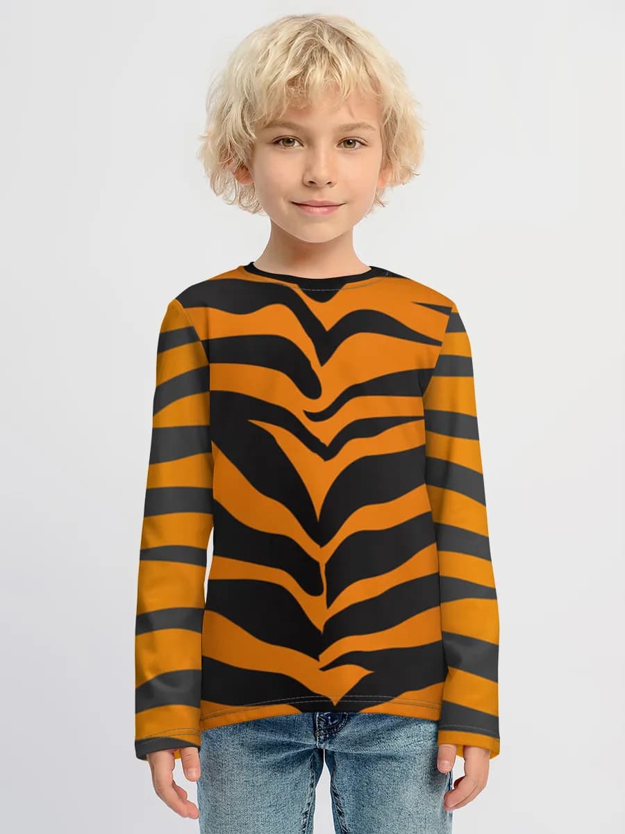 Boys' cotton long sleeve shirt