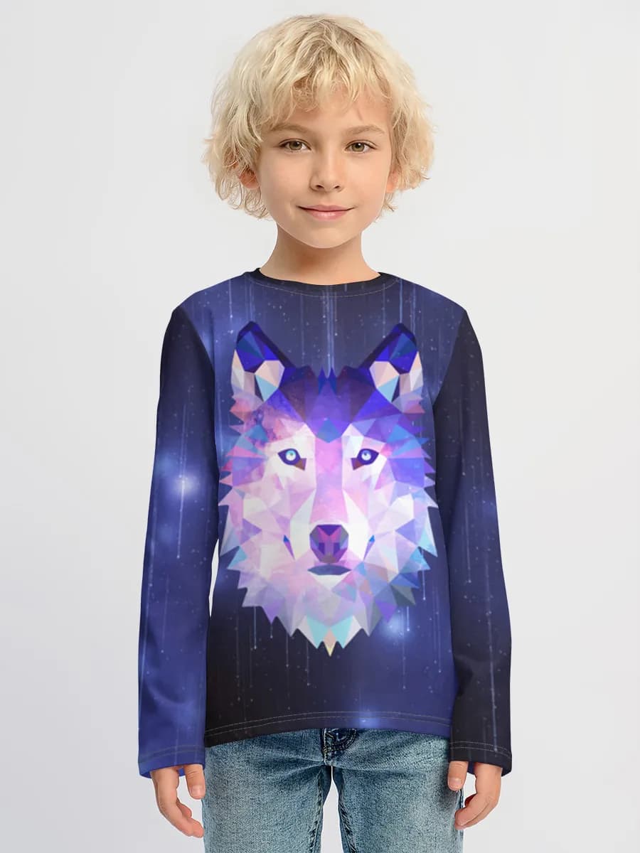 Boys' cotton long sleeve shirt