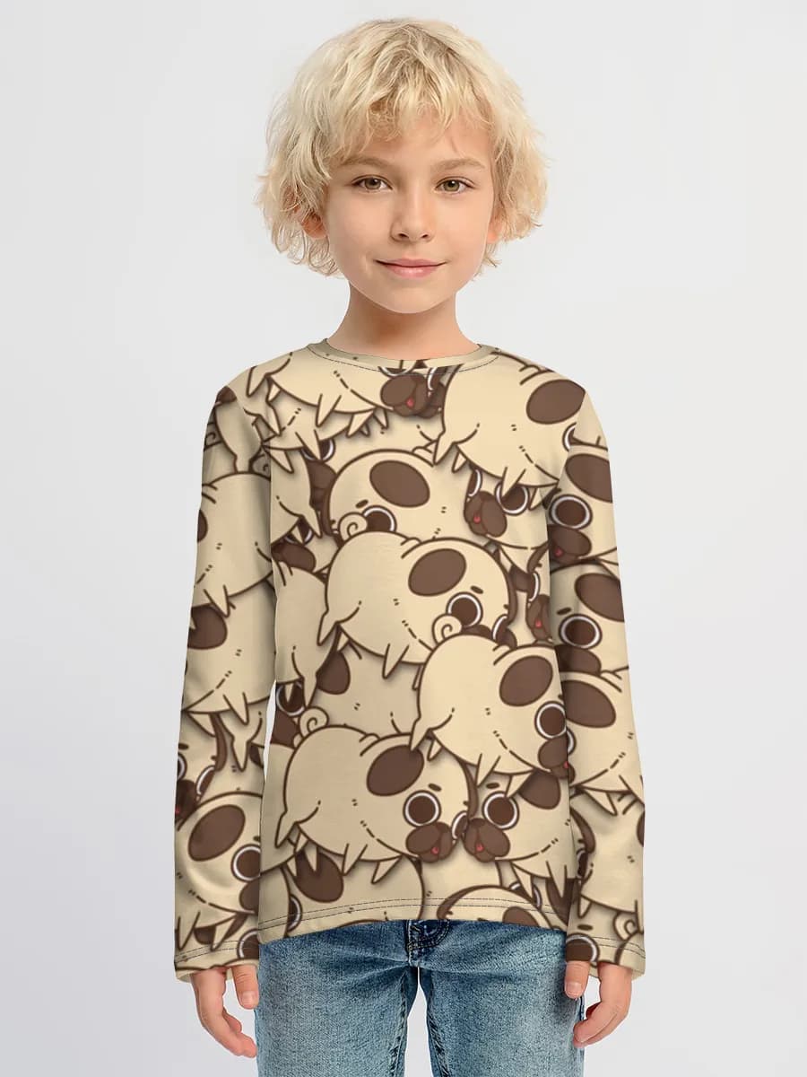 T-shirt manches longues coton garçon