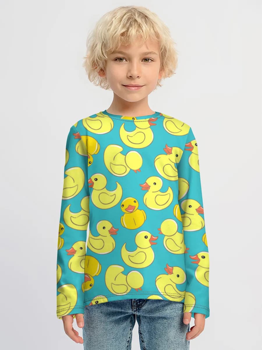Boys' cotton long sleeve shirt