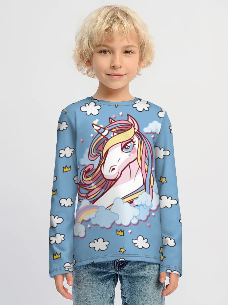 Boys' cotton long sleeve shirt