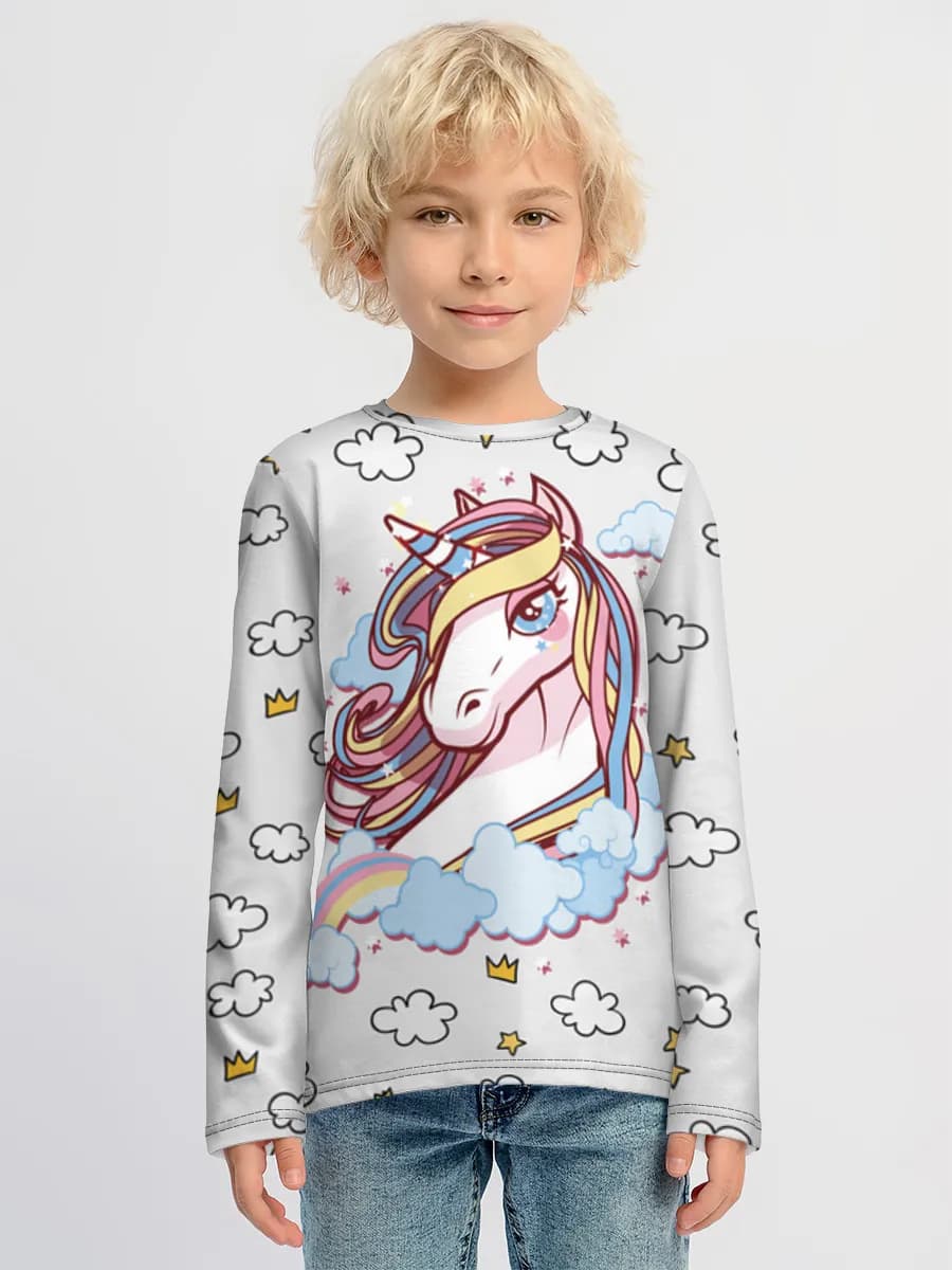 Boys' cotton long sleeve shirt
