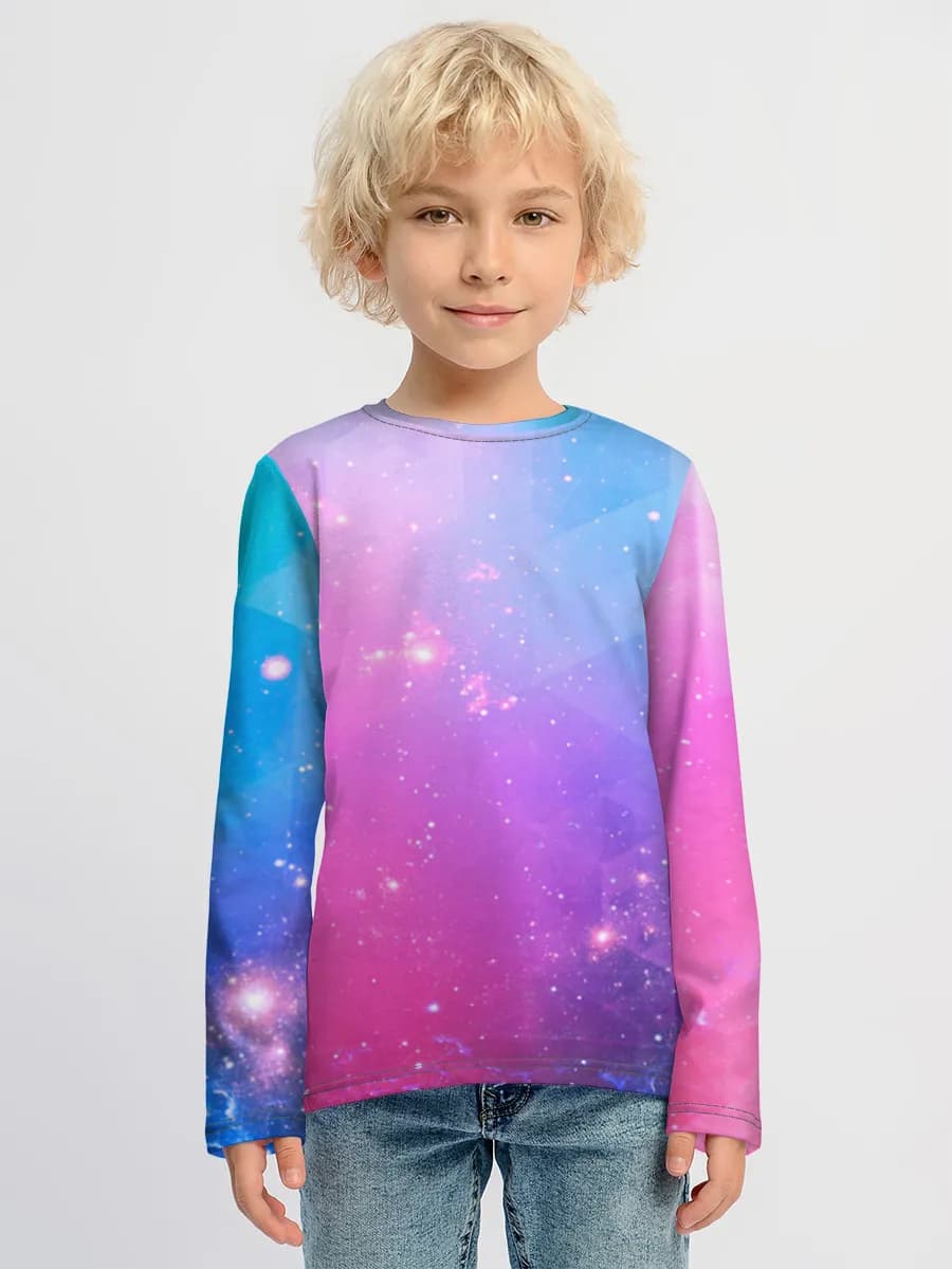 Boys' cotton long sleeve shirt
