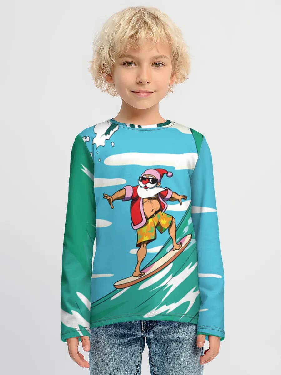 Boys' cotton long sleeve shirt