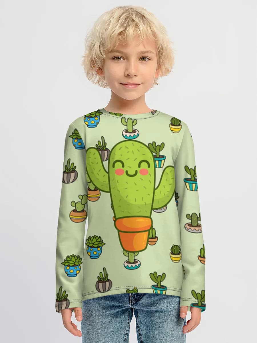 T-shirt manches longues coton garçon
