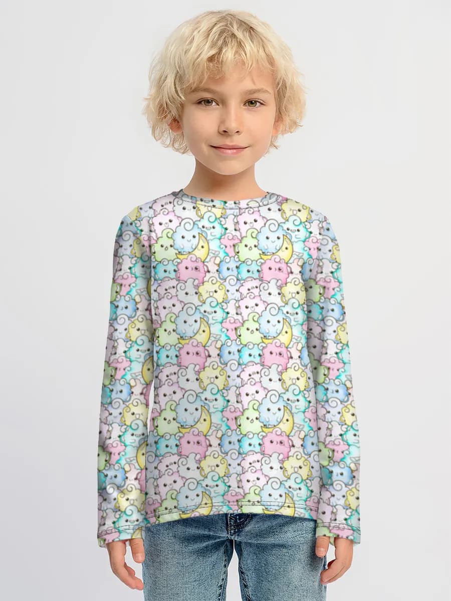 Boys' cotton long sleeve shirt