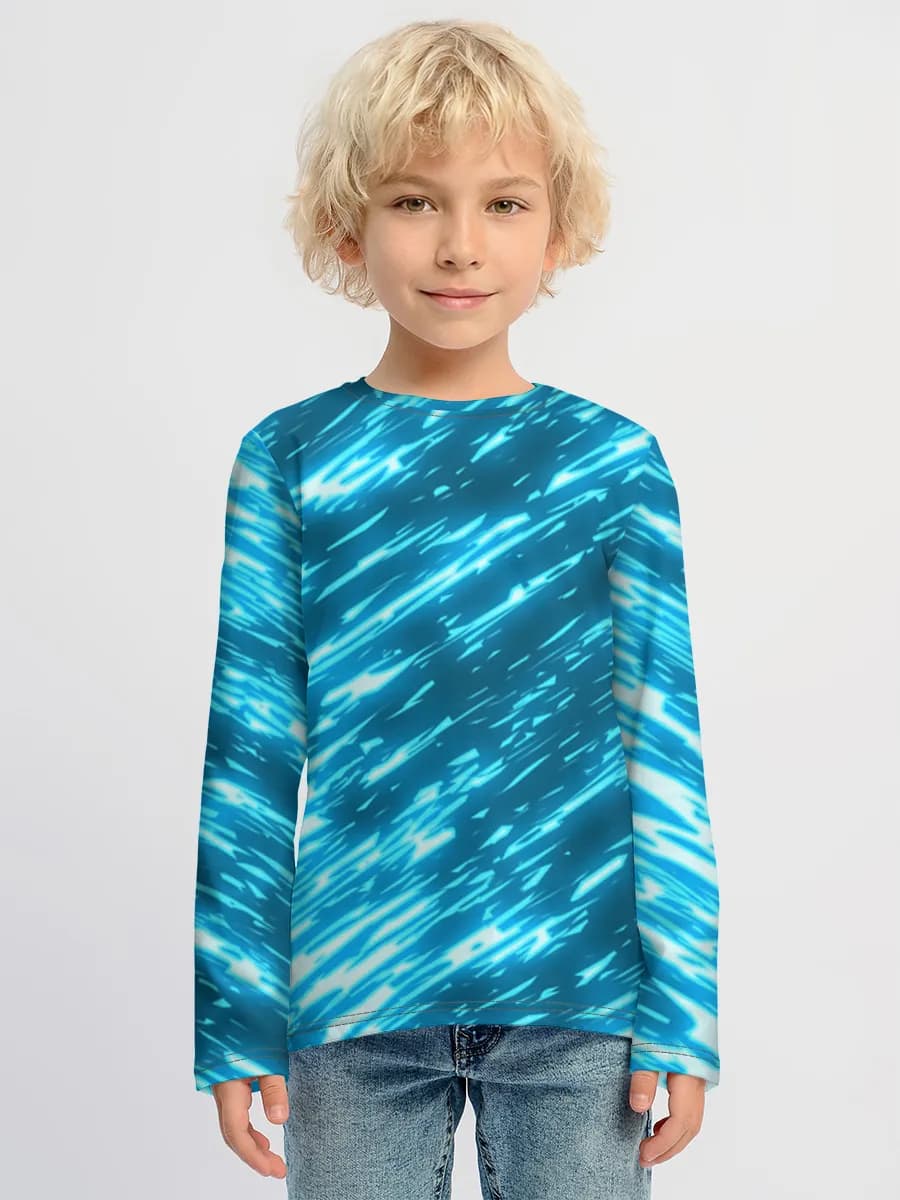 Boys' cotton long sleeve shirt
